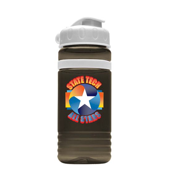 DPTRB20GF - Groove Stripe – 20 oz. Tritan™ Sports bottle with Flip lid and Digital imprint
